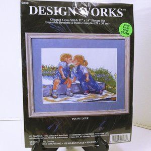 Design Works #9839 Counted Cross-Stitch Kit 'Young Love' Judy Cooley New NIP